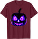 Scary Halloween Pumpkin Funny Design for Halloween T-Shirt - T-Shirt | Maroon