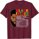 Proud African Dad Black Father Juneteenth Father's Day 2025 T-Shirt - T-Shirt | Maroon