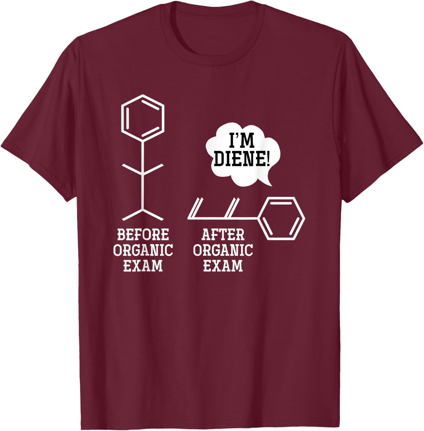 Funny Chemistry T-Shirt - T-Shirt | Maroon