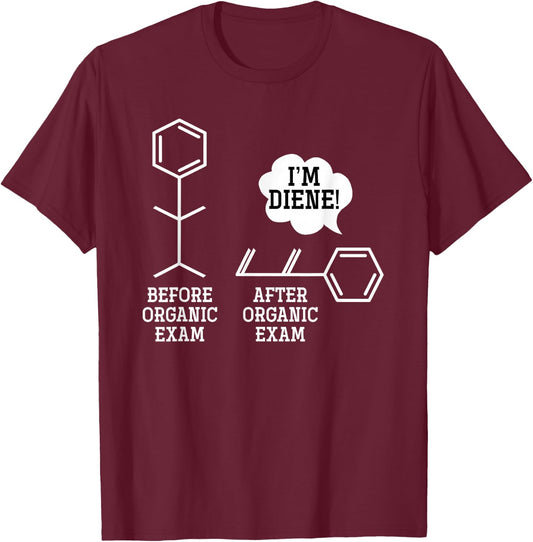 Funny Chemistry T-Shirt - T-Shirt | Maroon