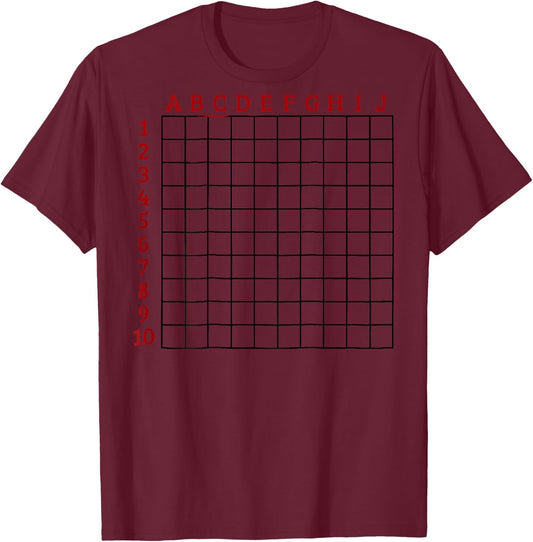 Scratch My Back Funny Grid (on back) T-Shirt - T-Shirt | Maroon