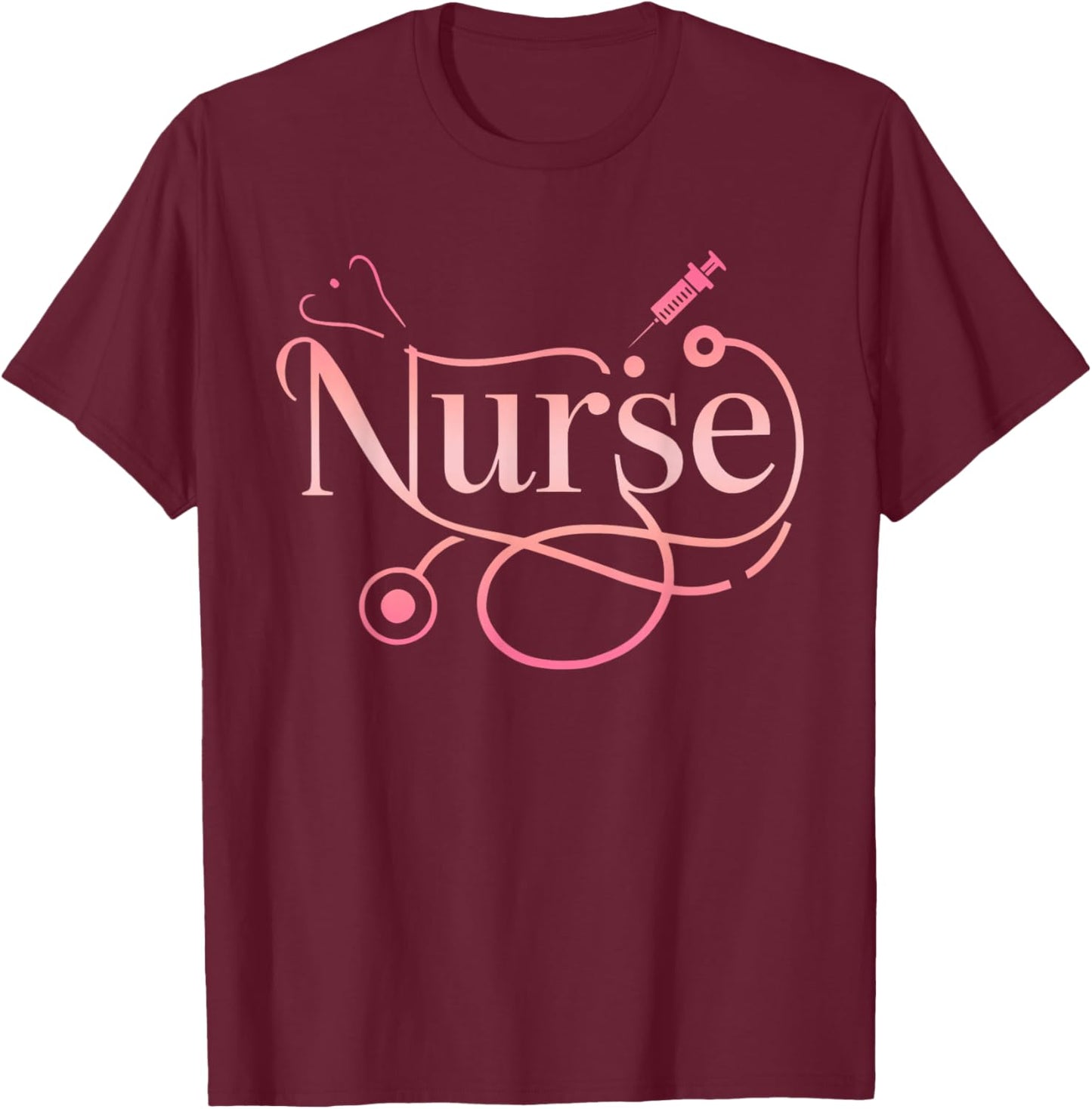 Nurse's Day Nurse Life Happy National Nurses Week Funny T-Shirt - T-Shirt | Maroon