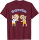 CoComelon Classic Children Double Dancing T-Shirt - T-Shirt | Maroon