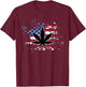Weed American Flag 4th Of July Marjuana Patriotic Stoner Men T-Shirt - T-Shirt | Maroon