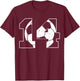 14th Birthday Boy Soccer Player Football 14 Years Old T-Shirt - T-Shirt | Maroon