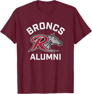 Rider University Broncs Arched Alumni T-Shirt - T-Shirt | Maroon