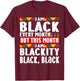 I am Black Every Month Afro American T-Shirt - T-Shirt | Maroon