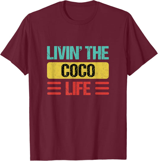 Coco Name T-Shirt - T-Shirt | Maroon