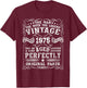 50 Year Old Gift Vintage 1975 Man Myth Legend 50th Birthday T-Shirt - T-Shirt | Maroon