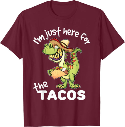 Cinco de Mayo Shirts For Kids Boys Taco T Rex Dinosaur Shirt