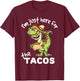 Cinco de Mayo Shirts For Kids Boys Taco T Rex Dinosaur Shirt T-Shirt - T-Shirt | Maroon