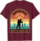 Hanging Rock State Park North Carolina Retro Hiking T-Shirt - T-Shirt | Maroon