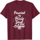 Powered by Pixie Dust and Coffee Fun Caffeine T-Shirt - T-Shirt | Maroon