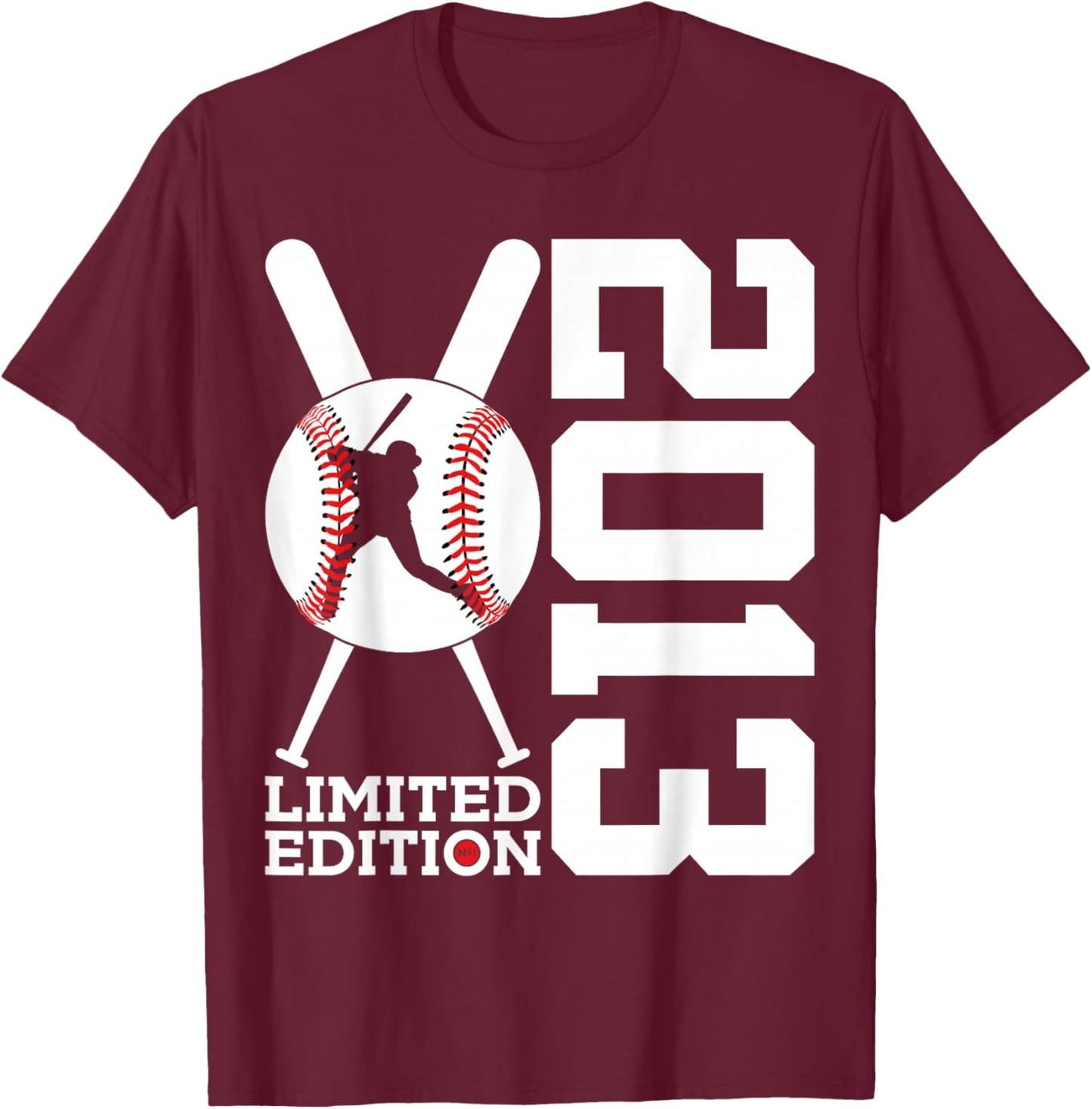 12th BIRTHDAY BASEBALL LIMITED EDITION 2013 T-Shirt - T-Shirt | Maroon