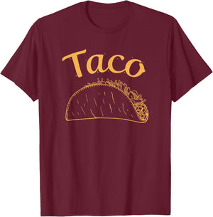 Burrito Taco Taquito Dad Mom Child Baby Matching Family T-Shirt - T-Shirt | Maroon