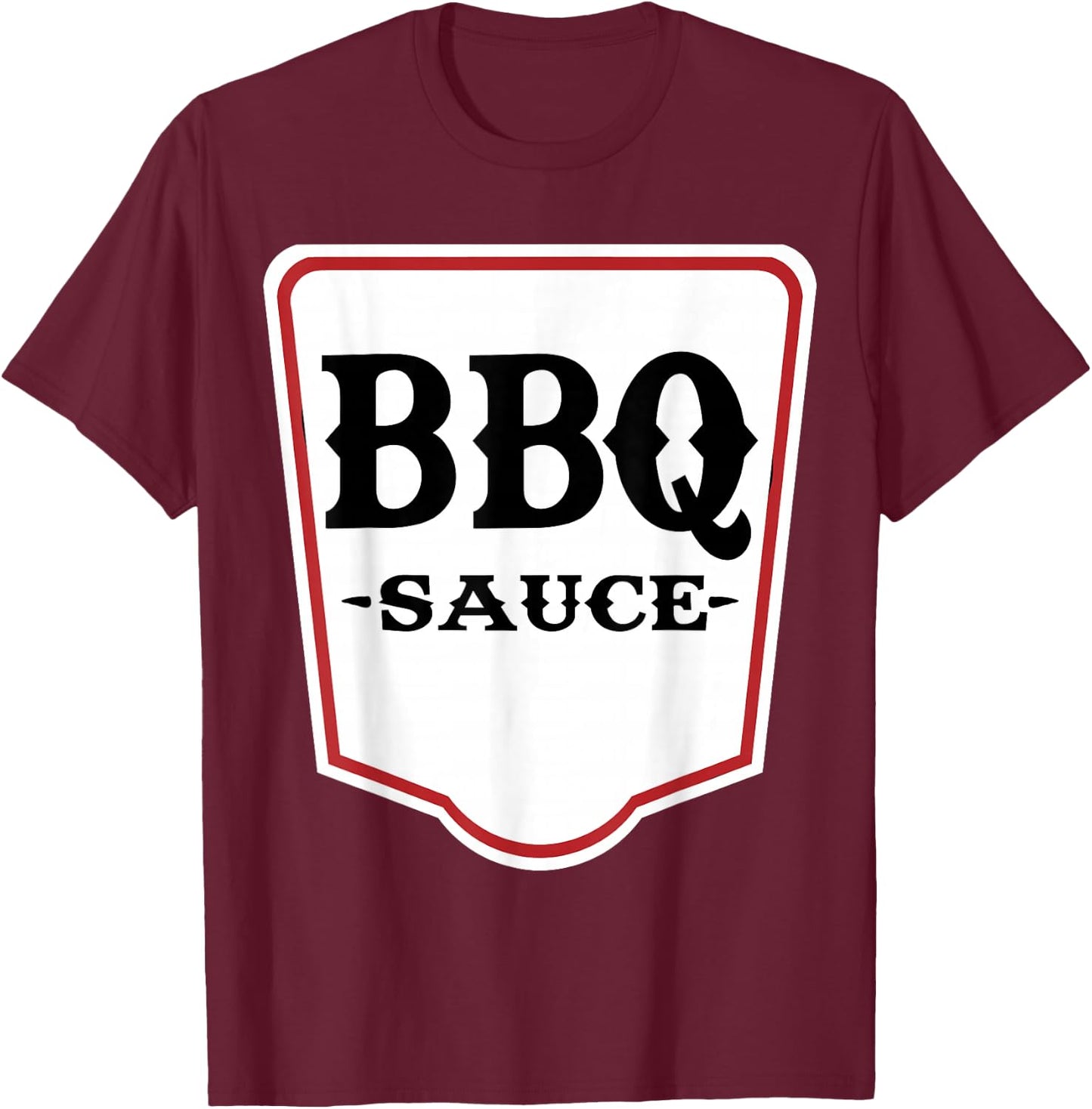 BBQ Sauce Costume For Children, Boys, Girls Halloween T-Shirt - T-Shirt | Maroon
