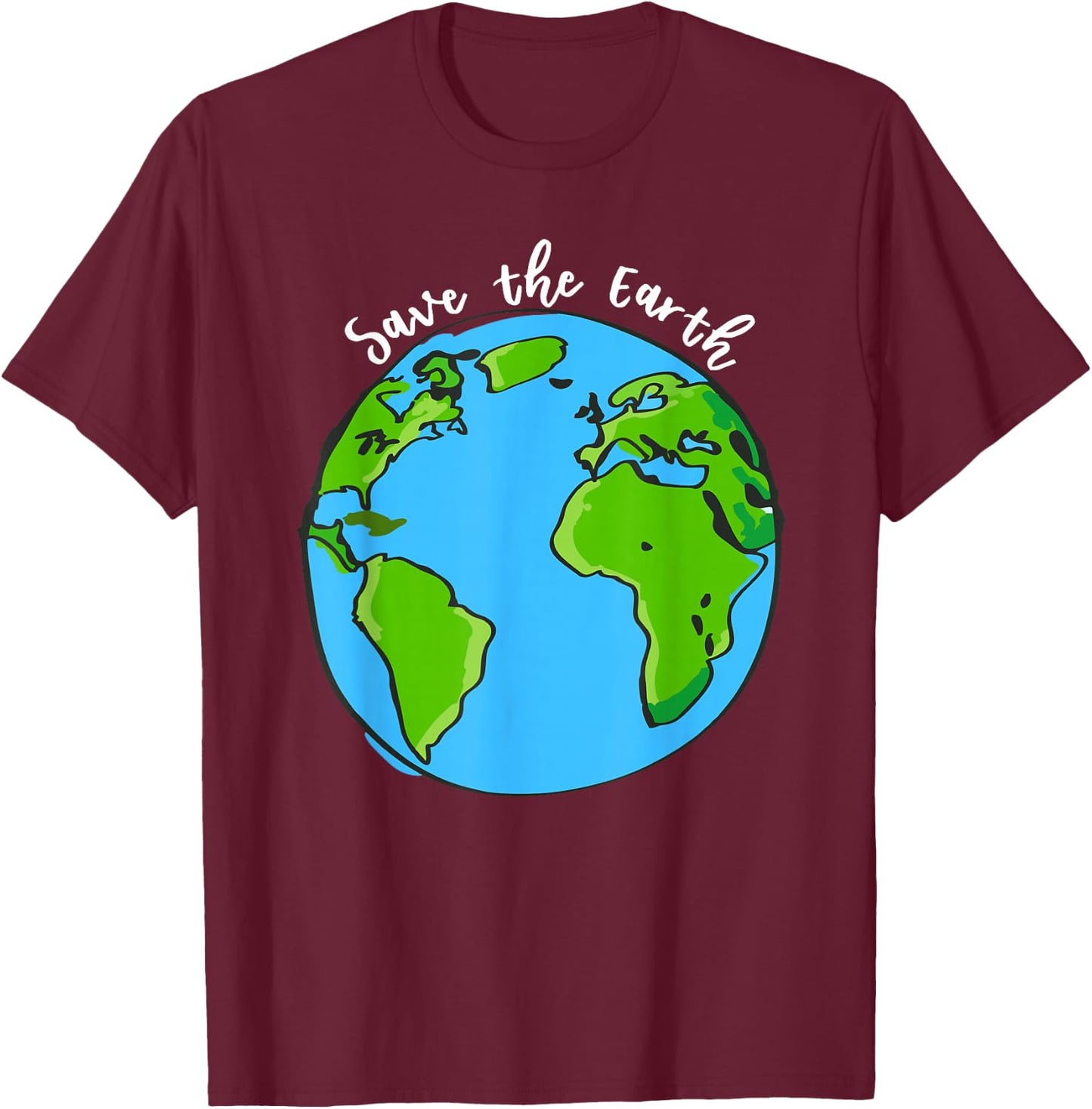 Save our Planet Earth Day 2019 T Shirt for kids and adult T-Shirt - T-Shirt | Maroon