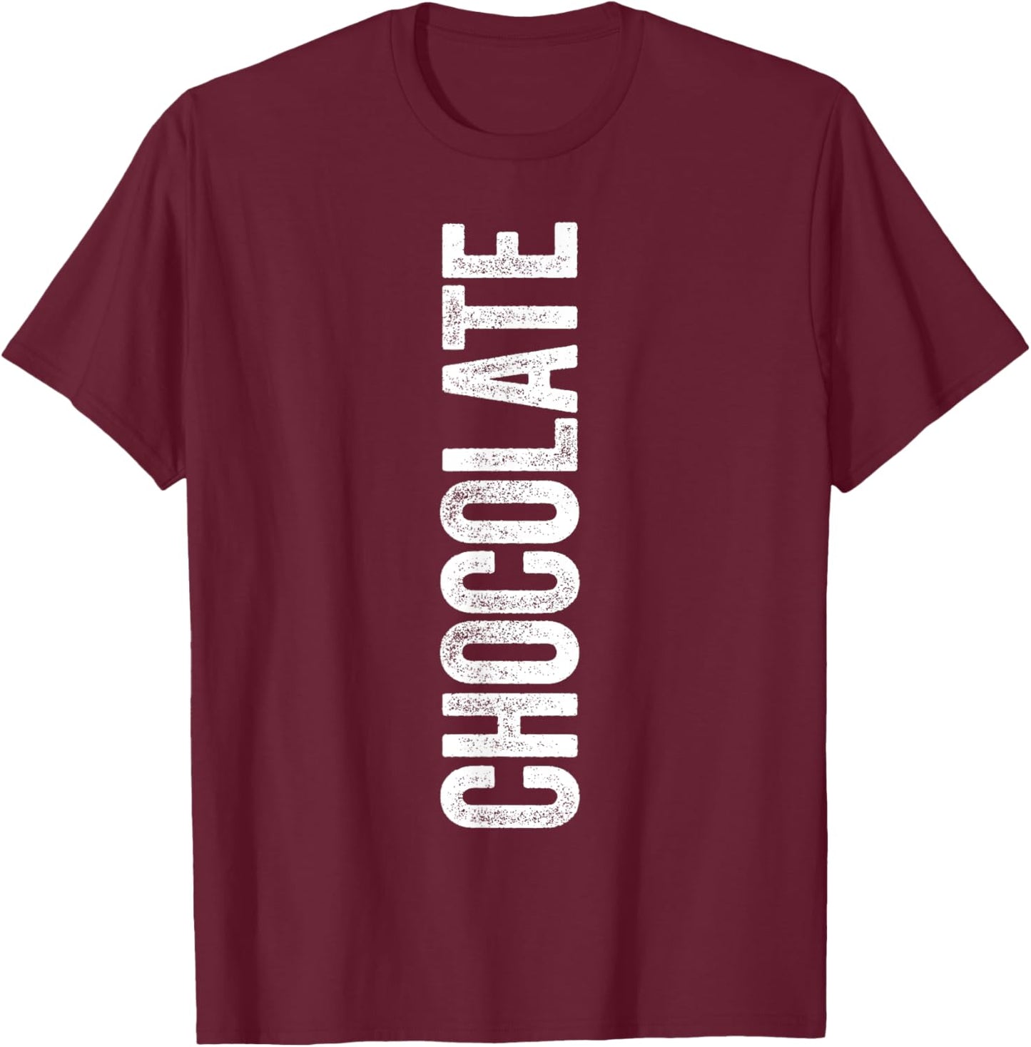 Chocolate Shirt Adult Kids Chocolate Bar Costume T-Shirt - T-Shirt | Maroon