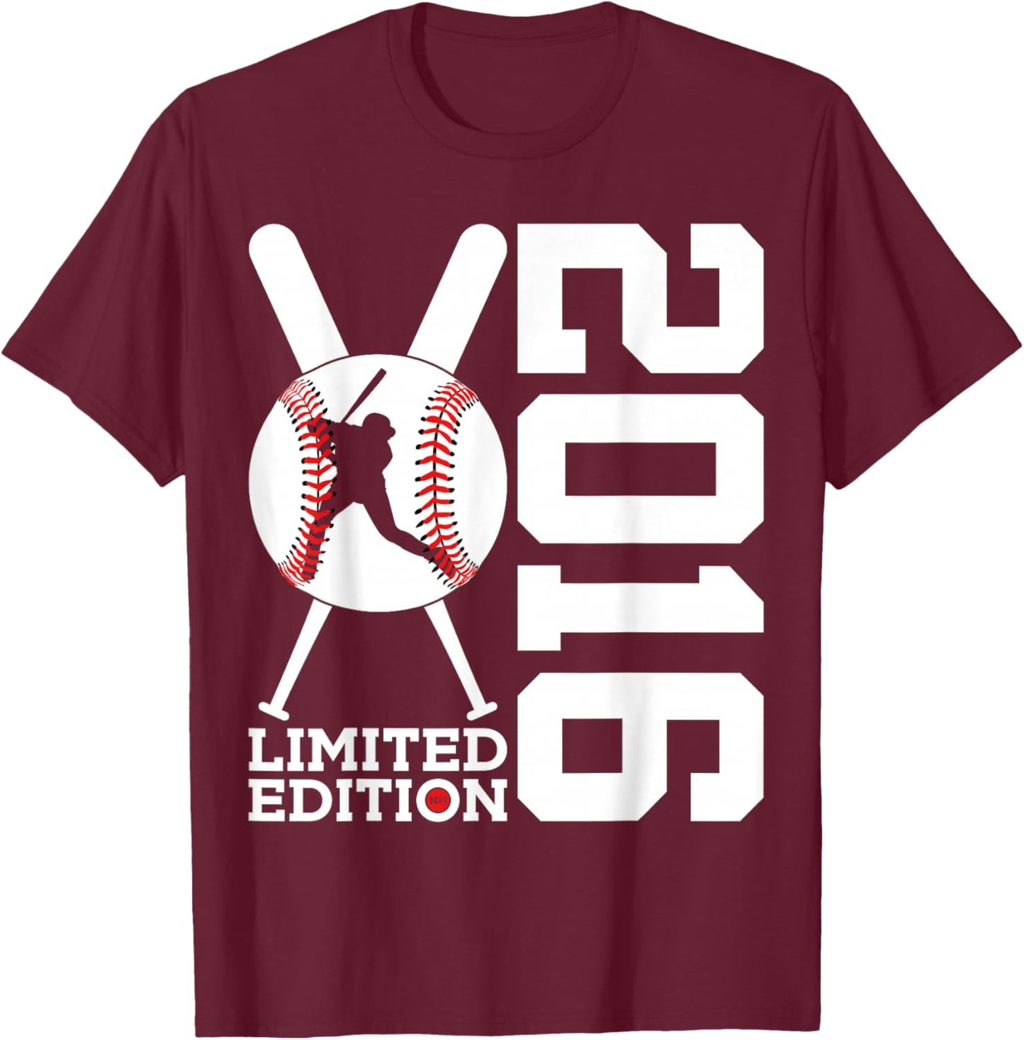 9th BIRTHDAY BASEBALL LIMITED EDITION 2016 T-Shirt - T-Shirt | Maroon