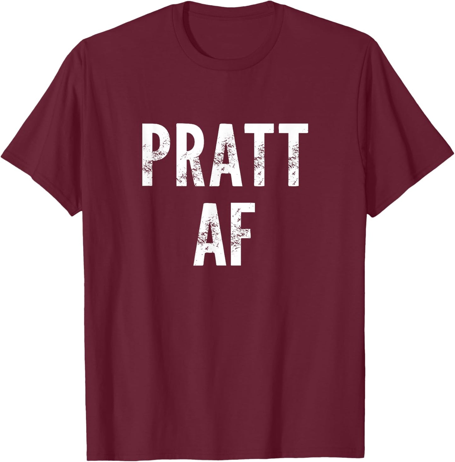 Pratt AF T-Shirt - T-Shirt | Maroon