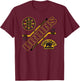 Boston Bruins Force White Officially Licensed T-Shirt - T-Shirt | Maroon