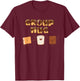 Group Hug S'mores Campfire Marshmallow Chocolate Smores T-Shirt - T-Shirt | Maroon