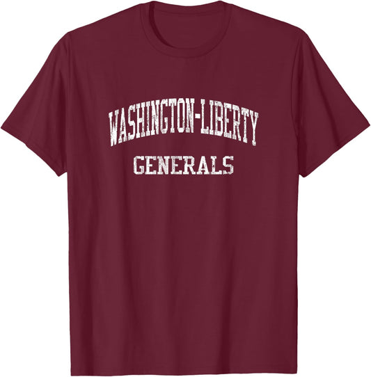 Washington-Liberty High School HS Arlington VA Vintage Sport T-Shirt - T-Shirt | Maroon