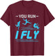 Track and Field Long Jump Athlete Cool Saying T-Shirt - T-Shirt | Maroon