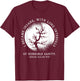 I Became Insane Edgar Allan Poe Quote Funny Litarary Gifts T-Shirt - T-Shirt | Maroon