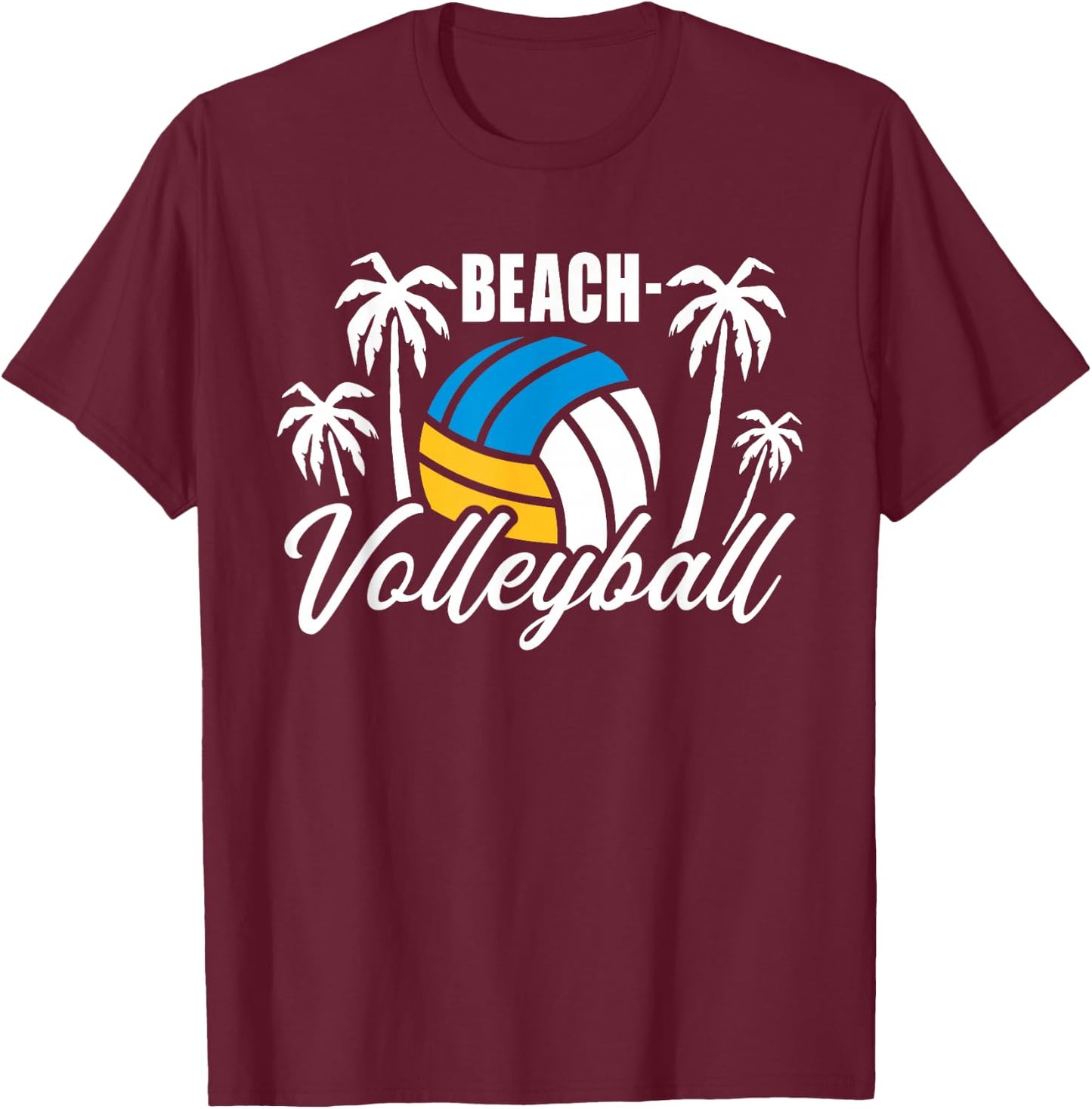 Beach volleyball T-Shirt - T-Shirt | Maroon