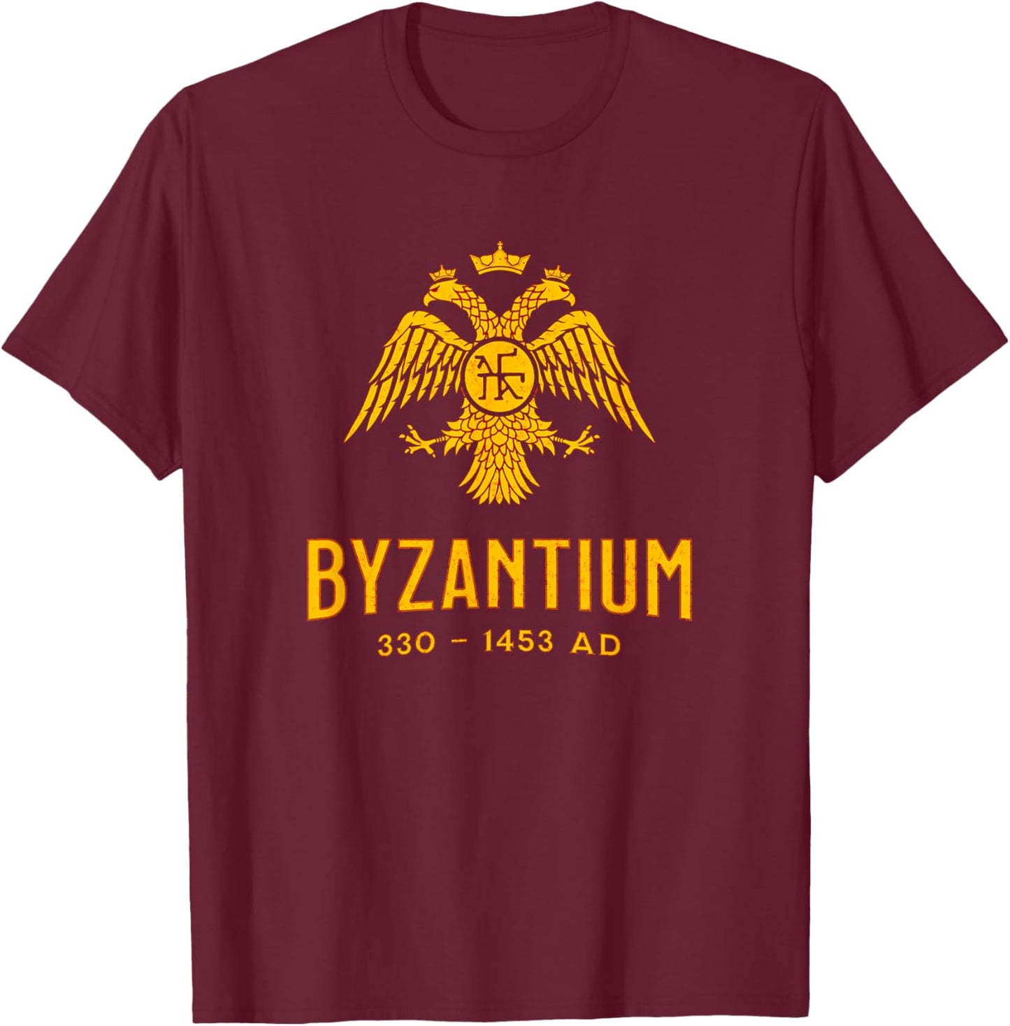 Byzantium Byzantine Empire Symbol T-Shirt - T-Shirt | Maroon