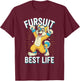 Furry Fandom Fursuit Maker Cosplay Fun Furry Convention T-Shirt - T-Shirt | Maroon