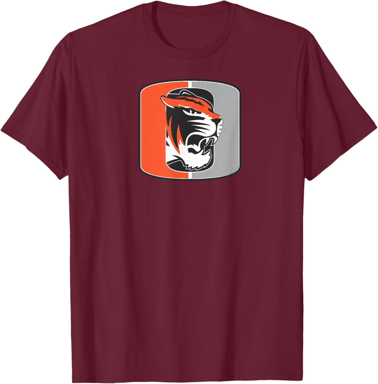Olney Tiger Football T-Shirt - T-Shirt | Maroon