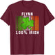 Flynn Irish Family Name T-Shirt - T-Shirt | Maroon