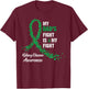 My Dad's Fight Is My Fight Kidney Disease Awareness T-Shirt - T-Shirt | Maroon