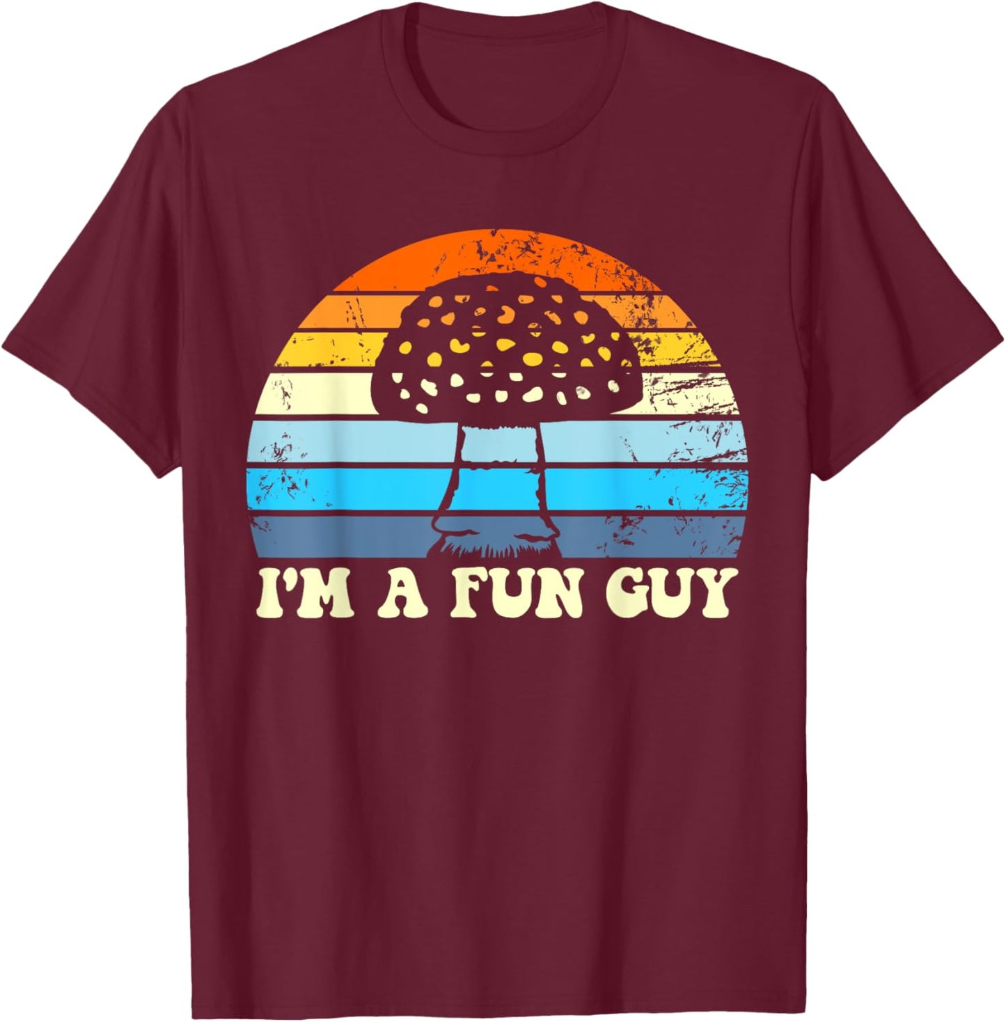 I'm A Funguy Funny Mushroom Fungi Men's I'm A Funguy T-Shirt - T-Shirt | Maroon