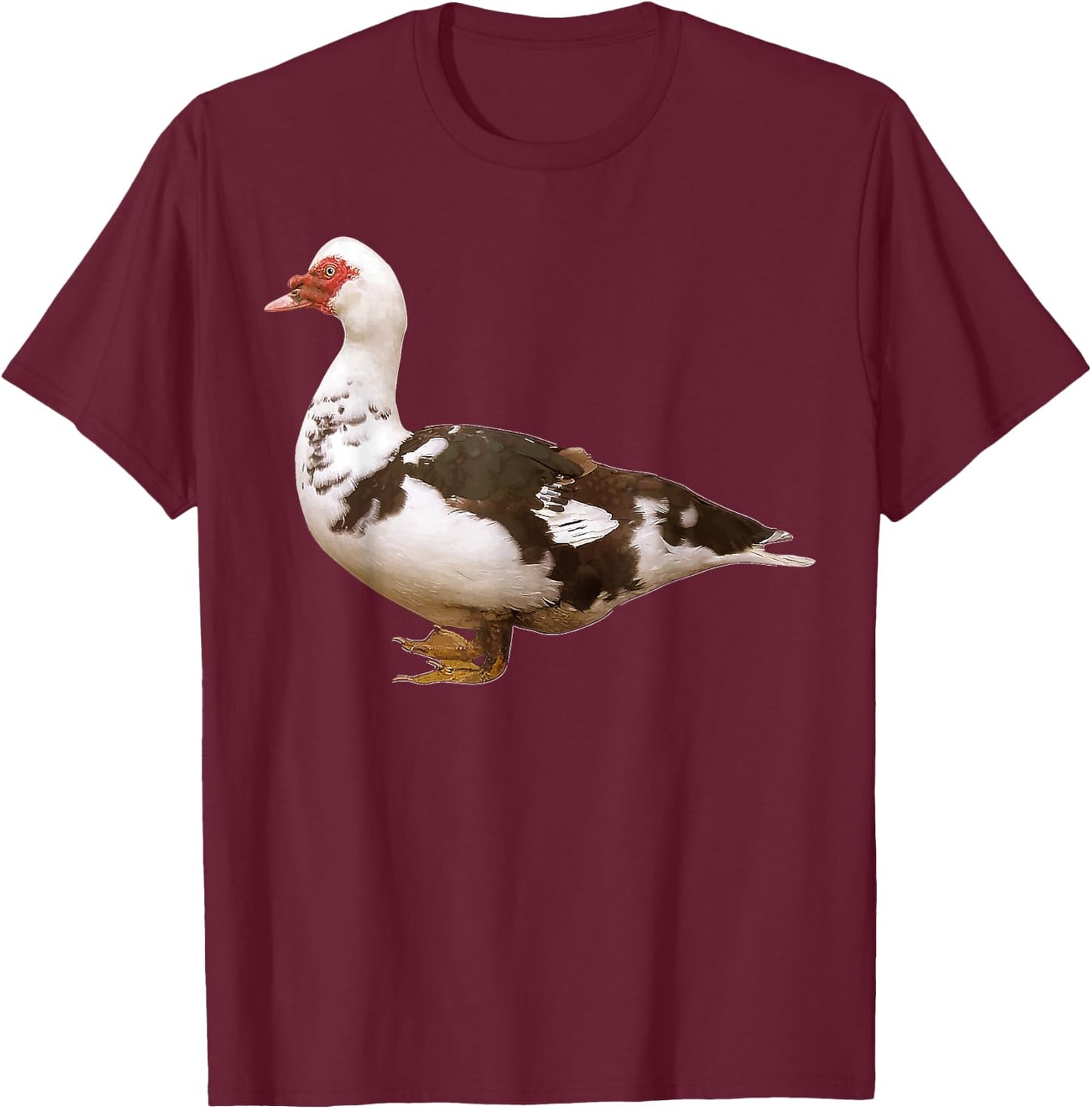 Muscovy Duck Love T-Shirt - T-Shirt | Maroon