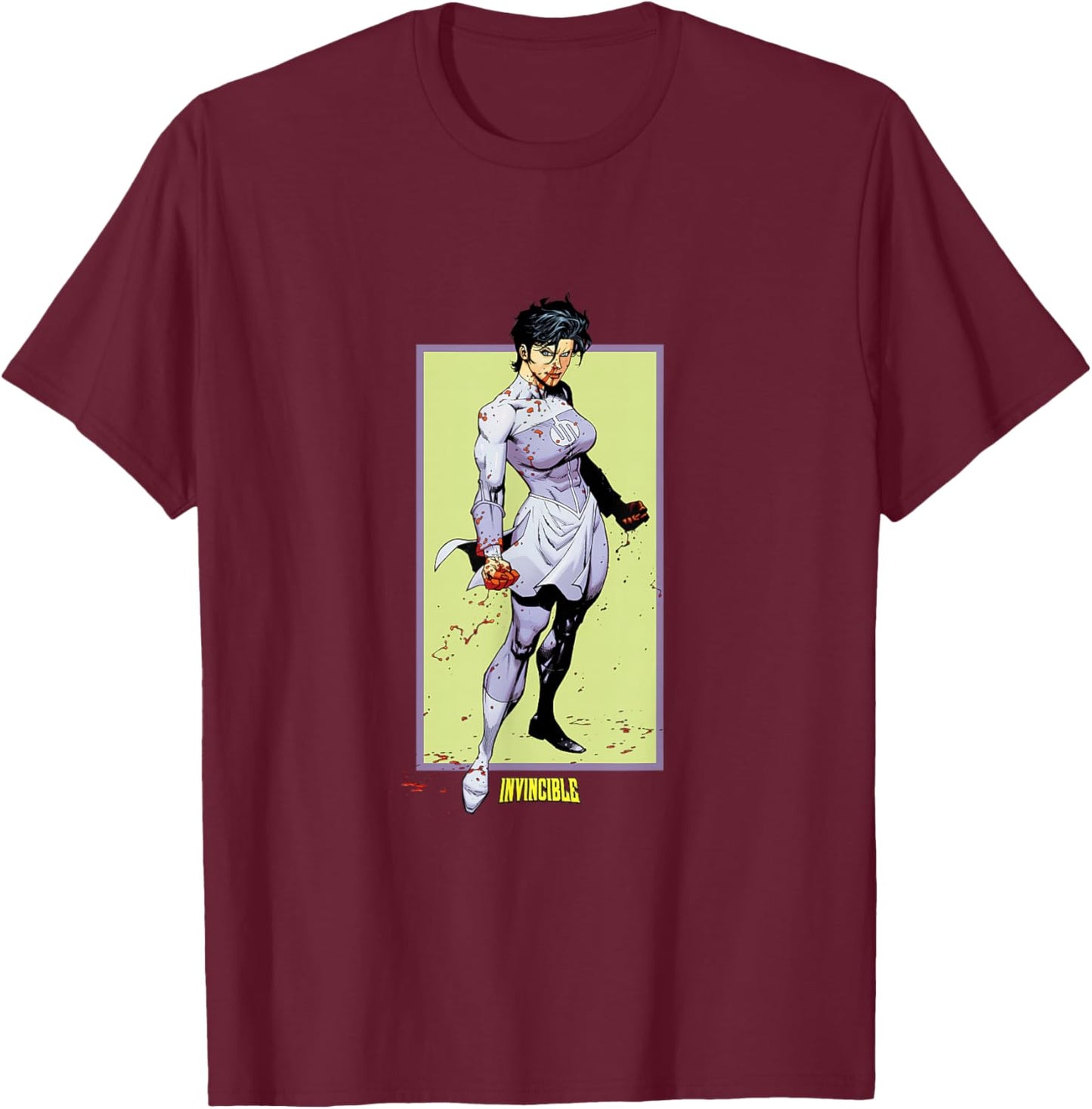 Invincible Anissa T-Shirt - T-Shirt | Maroon