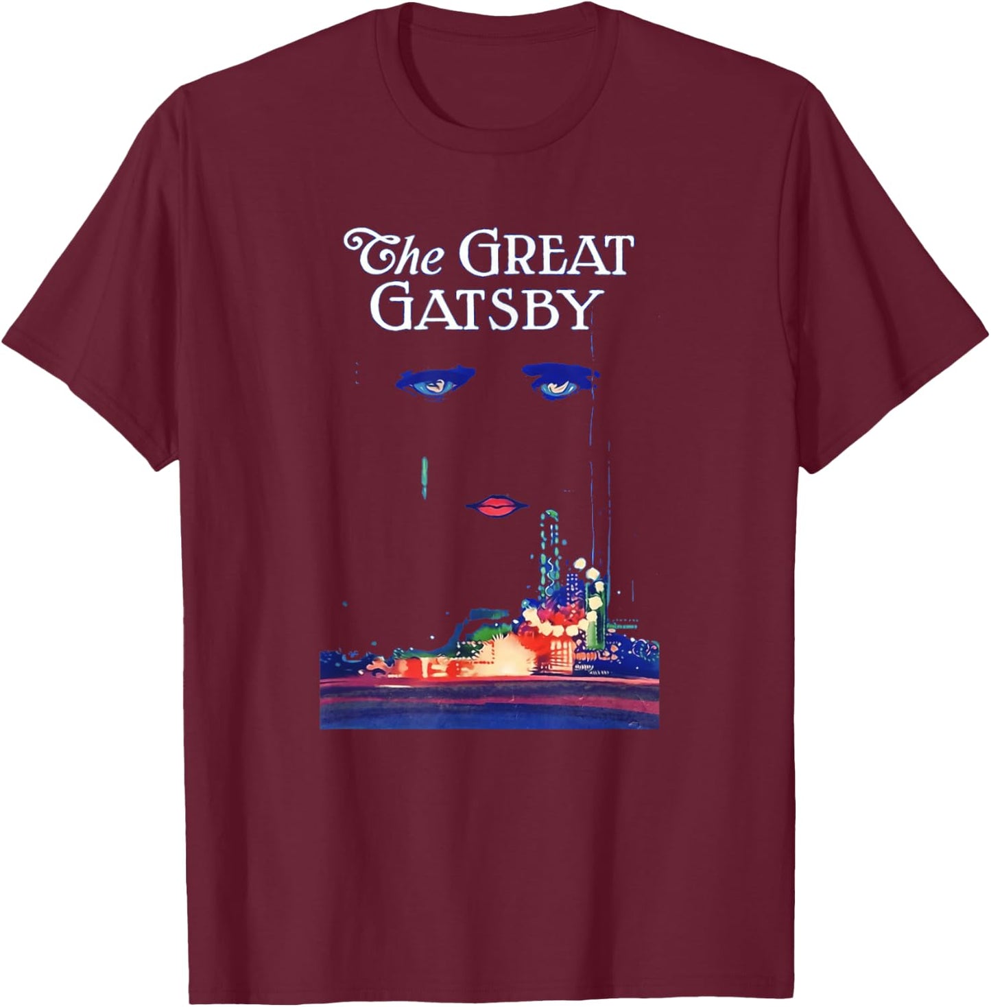 The Great Gatsby T-Shirt - T-Shirt | Maroon