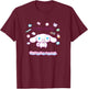 Hello Kitty - Willkommen in Einer süßen Welt, Cinnamoroll T-Shirt - T-Shirt | Maroon