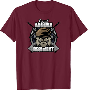 Royal Anglian Regiment T-Shirt - T-Shirt | Maroon