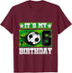 Soccer Birthday Party - 6th Birthday Boy 6 Years Old T-Shirt - T-Shirt | Maroon