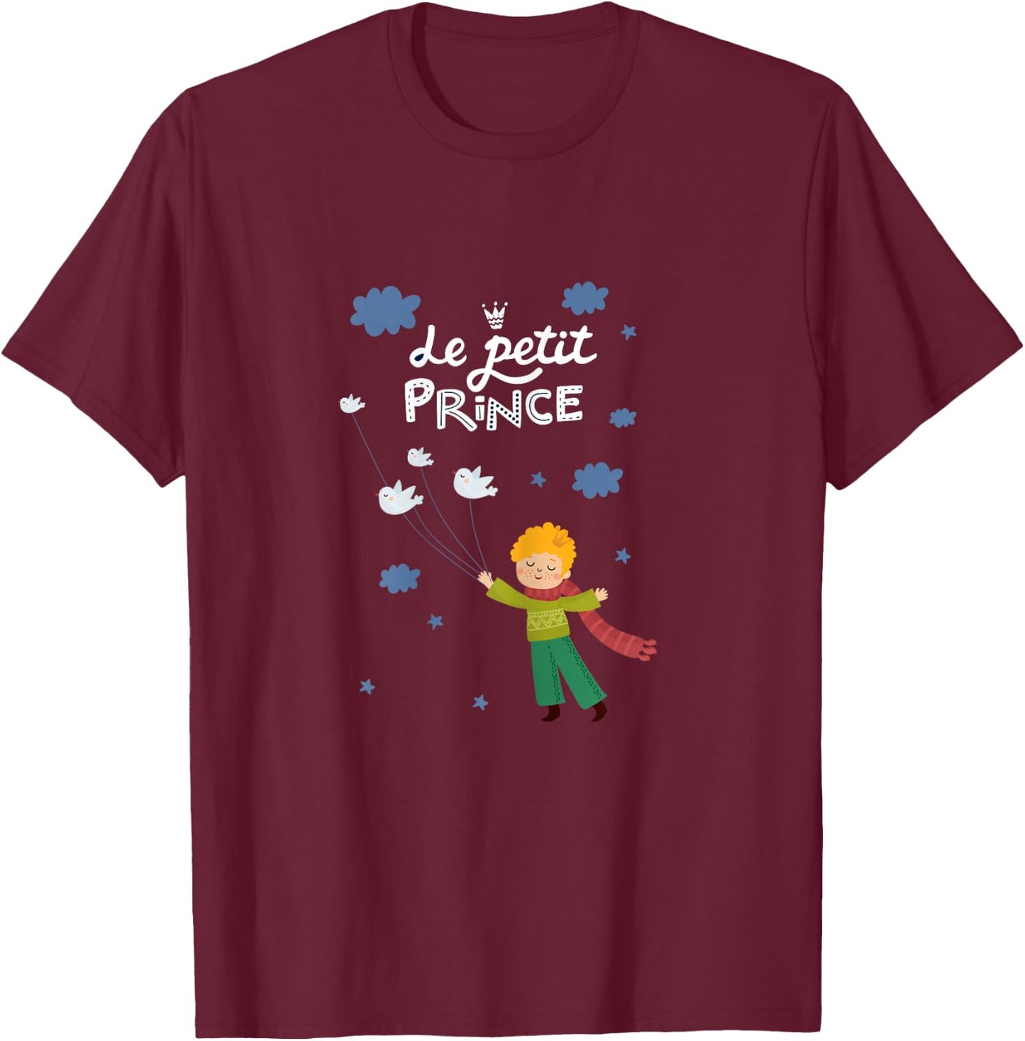 The Little Prince T-Shirt - T-Shirt | Maroon