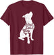 Adopt Don't Shop Rescue Pitbull Dog Breed Pit Bull Mom Women Kids T-Shirt - T-Shirt | Maroon