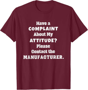 Funny Teenage Girl Sarcastic Moody Teenager Bad Attitude T-Shirt - T-Shirt | Maroon
