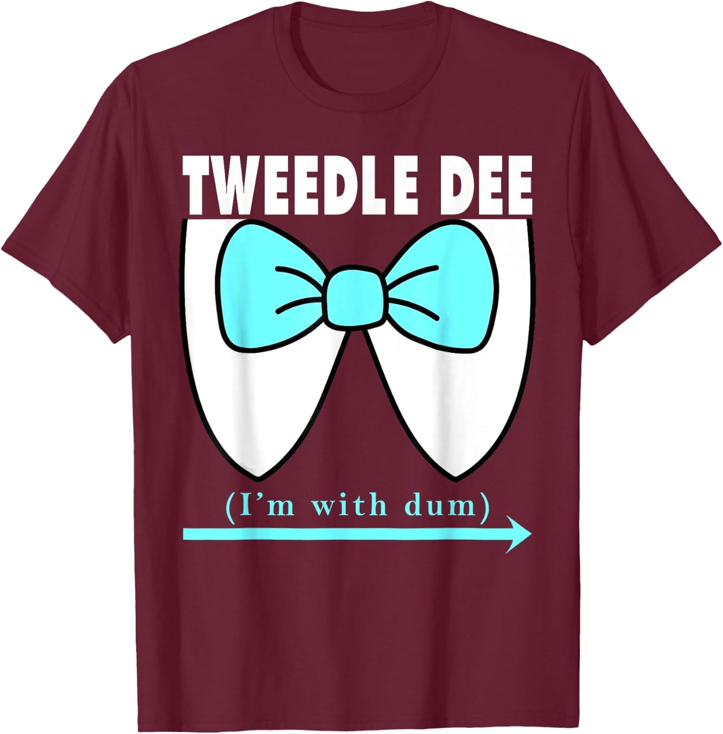 Adult Halloween Black Small Classic Fit Polyester 100% Short Sleeve Pull On 1 Count 0 Pockets Big Blue Bow Tie and Collar T-Shirt - T-Shirt | Maroon