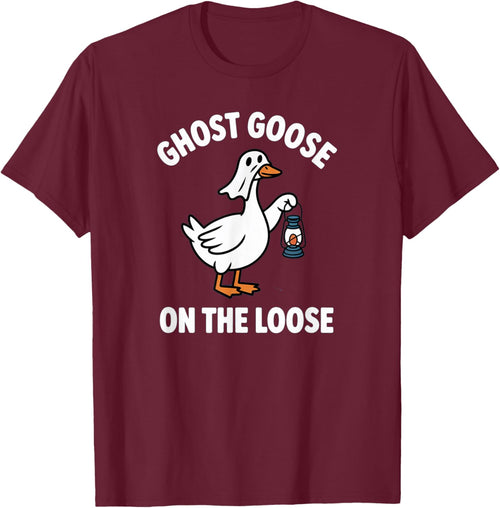 Funny Ghost Goose On The Loose Pun Halloween Lover Costume