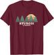 Sturgis SD Vintage Throwback Retro 70s Design T-Shirt - T-Shirt | Maroon