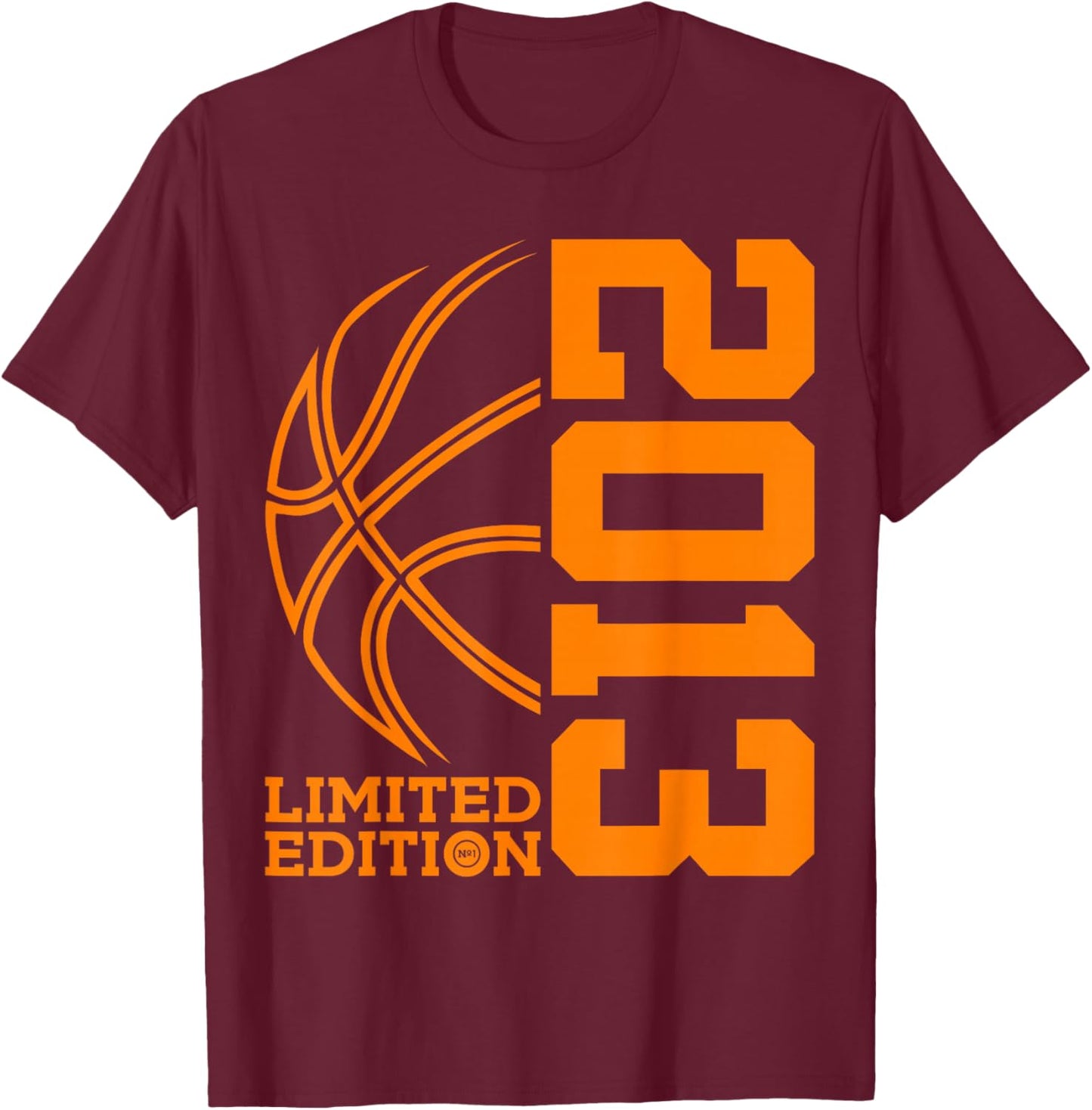 12th Birthday Basketball Limited Edition 2013 T-Shirt - T-Shirt | Maroon