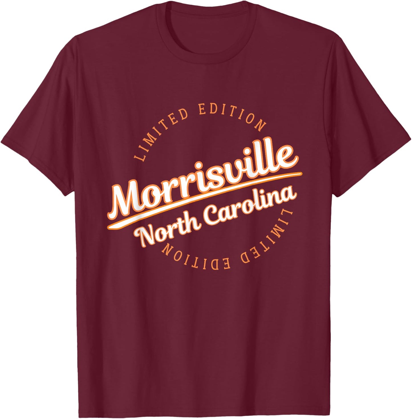 Retro Athletic Morrisville NC Apparel T-Shirt - T-Shirt | Maroon
